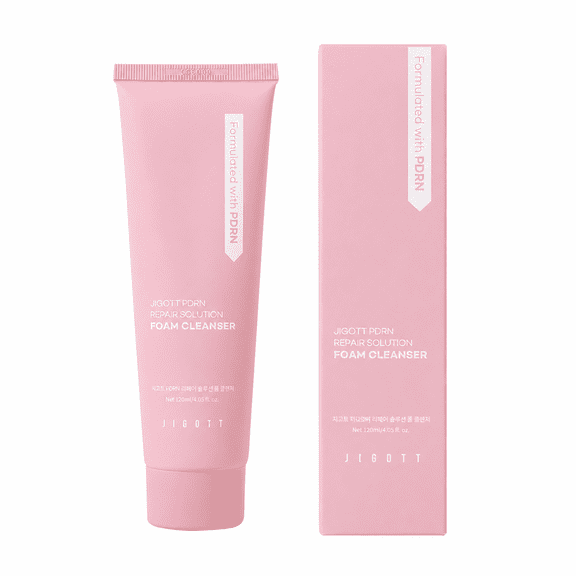 JIGOTT PDRN Repair Solution Foam Cleanser, 4.05 fl oz