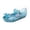Blue, variant on Girls Glitter Transparent Jelly Mary Jane Flats Cute Bow Decor Princess Dress Shoes Non Slip Soft Sole For Birthday Party Christmas Beach Daily Wear