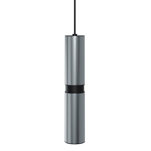 Avenue Lighting HF1078-DGY Cicada 13" Tall Led Mini Pendant - Knurled Dark Grey / Black