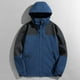 thumbnail image 1 of Chaquetas y abrigos casuales con capucha de manga larga para mujer, con gorra desmontable y resistente al viento, gruesa, tres en uno, para deportes al aire libre, cálida, para mujer., 1 of 9