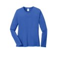 thumbnail image 5 of Port & Company Long Sleeve 54oz 100% Cotton TShirt (LPC54LS) Royal Blue, L, 5 of 6