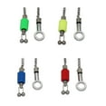 thumbnail image 3 of Eigraketly Indicadores de mordida resistentes al desgaste Conector de pesca de acero inoxidable Anillo sólido giratorio Indicador de cadena Pescar Verde, 3 of 6