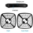 thumbnail image 1 of DISEÑO CREATIVO Luces de sombrilla para patio, 32 LED, 2 modos, recargables, para patio, sombrilla, camping, tiendas de campaña y otros usos al aire libre, 1 of 2