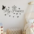 thumbnail image 3 of 100Fens My Princess Removable Art Vinyl Mural Home Room Decor Wall Stickers, 3 of 3