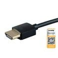 thumbnail image 4 of Monoprice HDMI Cable - 6 Feet - Black (5 Pack) Certified Premium, High Speed, 4K@60Hz, HDR, 18Gbps, 34AWG, YUV 4:4:4, Compatible with UHD TV and More - Ultra Slim Series, 4 of 5