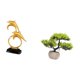 thumbnail image 5 of Figura de delfín,Colección de adornos de escritorio con figuras de delfines,Árbol bonsái artificial,Árbol bonsái artificial para decoración de escritorio de interior y hogar,Árbol, 5 of 8