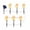 A-White, variant on Solar Simulated Lavender Butterfly String Lights, Waterproof Garden Pathway Decor, Warm Glow Fairy Lights for Patio Balcony Evening Ambiance