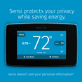 thumbnail image 2 of Emerson Sensi Touch Smart Programmable Wi-Fi Thermostat, C-Wire Required-Black, 2 of 7