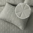 thumbnail image 3 of Exclusivo Mezcla Twin Quilt Bedding Set, Lightweight Soft Light Grey Twin Bedspreads Coverlets with Geometric Stitched Pattern, 3 of 8