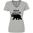 thumbnail image 3 of Inktastic Mimi Bear in Black Women's V-Neck T-Shirt, 3 of 5