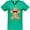 Kelly Green, variant on Inktastic Cute Gingerbread Man with Red Plaid Bowtie Women's V-Neck T-Shirt