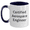 White/Navy, variant on Funny Quotes for Aerospace Engineers, Unique Gifts for Him from Family, Friends, or Coworkers, Two Tone Coffee Mug for Father's Day