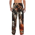 thumbnail image 6 of Mens Pajama Pants, Whimsical Halloween Skeletons Soft Sleep & Lounge Pants for Men, Cuteness Casual PJ Bottoms Pants with Pockets, 6 of 7