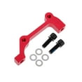 thumbnail image 1 of justharion Bicycle Bike Disc Brake Mount Adaptor for Caliper PM to IS Front Red, 1 of 9
