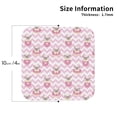 thumbnail image 2 of Fuzoiu Pug And Donut Print Leather Coasters Set,Drink Coasters Set of 4,for Tabletop Protection, Durable PVC Coasters,Home Décor and Housewarming Gift-Square, 2 of 6