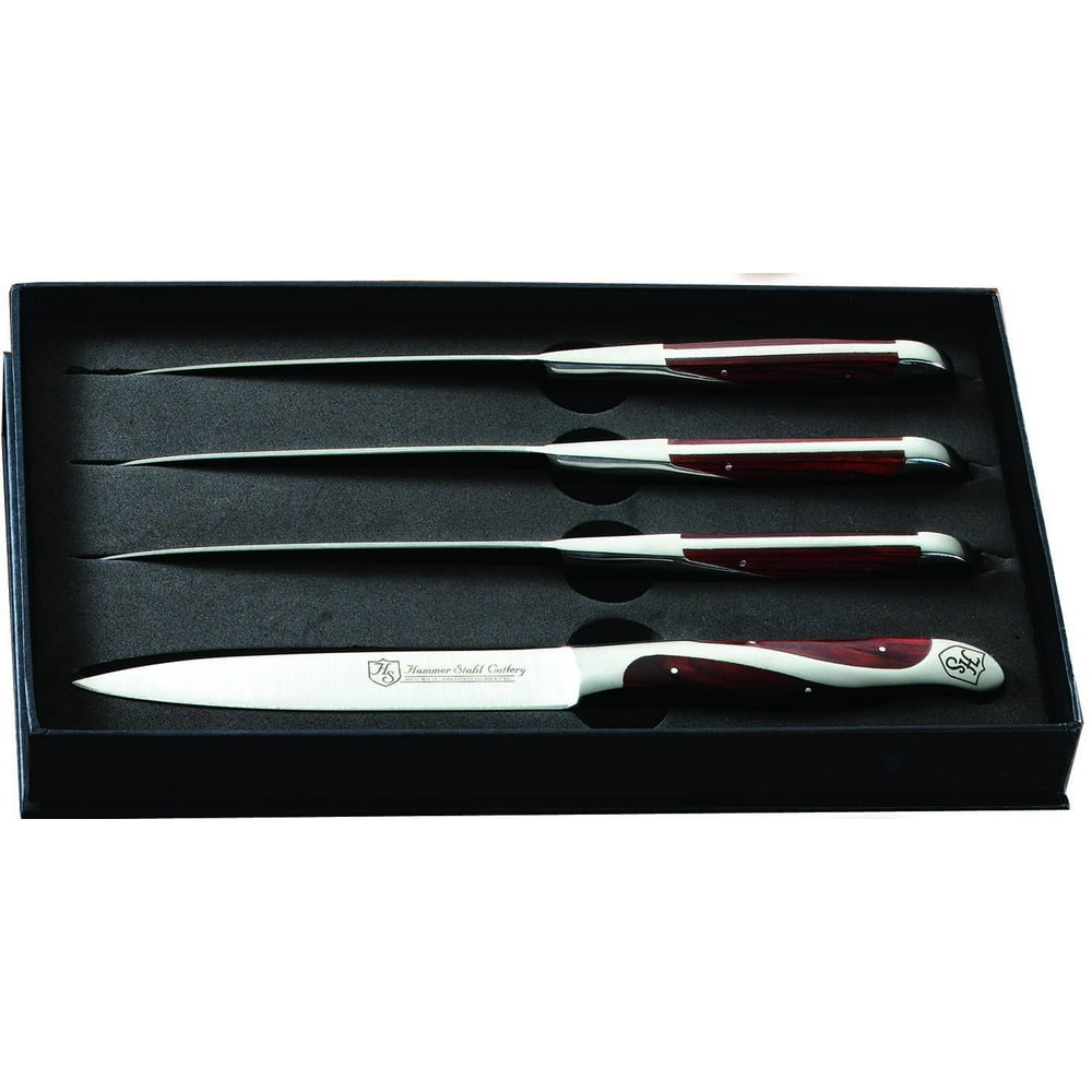 Hammer Stahl Steak Knife Set 4 Knives