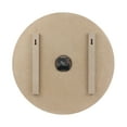thumbnail image 5 of Stonebriar 18" Brown Analog Round Farmhouse Battery Operated Wall Clock, 5 of 9