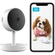 Camera for Home Security 2K with 2-Way Audio,blurams Indoor Security Camera with Facial Recognition, Monitor Pet Dog and Night Vision, Works with Google Assistant and Alexa