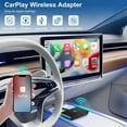 thumbnail image 2 of Wireless CarPlay Adapter for iPhone, CarPlay Wireless Adapter Convert Factory Wired CarPlay to Wireless CarPlay for Audi/VW/Skoda/Hyundai/Volvo/Renault, Supports iOS 13+, 5Ghz WiFi, 2 of 8
