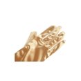 thumbnail image 4 of Guantes largos para mujer de los años 20, manoplas de dedo completo para fiesta de noche, elegante guante de ópera Negro + Dorado Talla Única, 4 of 7