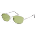 thumbnail image 3 of Gafas de Sol SOJOS Retro Ovaladas Polarizadas SJ1245 Plata/Verde Claro, 3 of 5