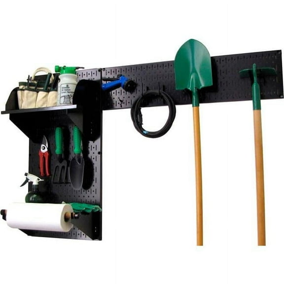 Wall Control B1296767 Pegboard Garden Tool Board Organizer, Black - 48 x 32 x 9 in.