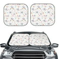 thumbnail image 2 of Xecao Cute Koala for Foldable Car Sun Shades (2-Pack) offer sun protection with an easy-fold design for convenient windshield shading., 2 of 7