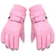 thumbnail image 1 of Qarigey 1 par de guantes para esquiar en la nieve para niños, guantes a prueba de viento, mitones de calentamiento ajustables, equipo deportivo para guantes y mitones Rosa oscuro Qarigey AP013201-03, 1 of 6