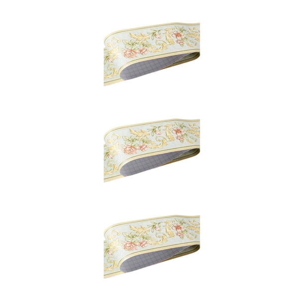 Toystoory Línea de rodapié autoadhesiva de veteado de para papel tapiz de alta gama, mano de obra exquisita, jardín verde seguro Type1 NO1