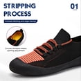 thumbnail image 2 of Zapatillas Casual Zapatos Al Aire Libre Antideslizante Gimnasio Ejercicio para Hombres Mujeres (41) Naranja Wdftyju Tenis De Mujer Tenis De Hombre, 2 of 8