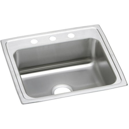 Elkay Celebrity Stainless Steel 22" x 19-1/2" x 7-1/8", Single Bowl Drop-in Sink