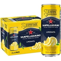 Sanpellegrino Limonata Sparkling Lemon Drink, 24 Pack, 11.15 Fl Oz Cans
