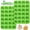 Green, variant on 2-Pack 24-Cavity Silicone Muffin Pans, Non-Stick Food-Grade BPA Free Silicone Baking Molds for Cupcake, Cake, Bread, Cheesecake,Yellow