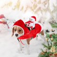 thumbnail image 2 of Snowman Dog Costume, Cozy Dog Christmas Outfit, Snowman Rider Pet Christmas Costume, Birthday Christmas Gift for Dog Lover Christmas Party, M, 2 of 6
