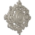 thumbnail image 3 of 22 1/2"W x 30 3/8"H x 1 1/2"P Katheryn Ceiling Medallion, Hand-Painted Pearl White, 3 of 6