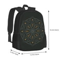 thumbnail image 3 of XMXT Travel Laptop Backpack for School Work, Mandala Pointer Background Large Capacity Bookbag Travel Bag Schoolbag Backpacks for Women Men, 3 of 9