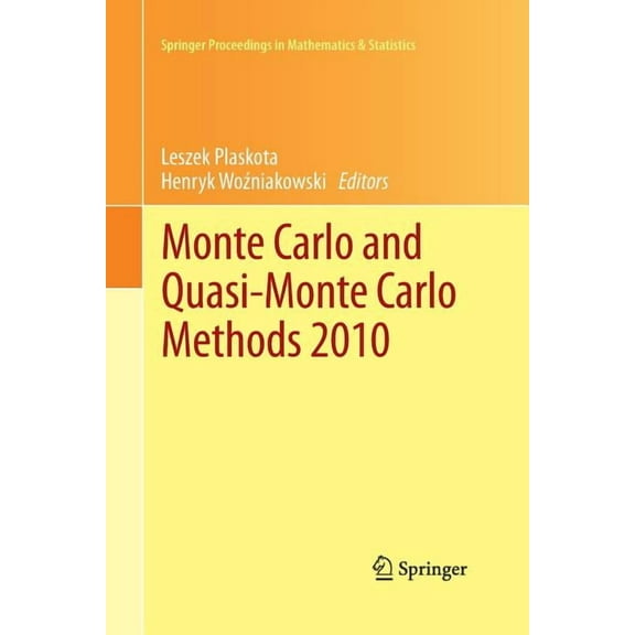 Springer Proceedings in Mathematics & St Monte Carlo and Quasi-Monte Carlo Methods 2010, Book 23, (Paperback)