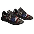 thumbnail image 6 of Veteran Only Two Defining Forces Have Ever Offered To Die For You Jesus ChriStAnd The American flag Veteran Shoes Sneakers Black Size 11.5, 6 of 7