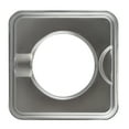 thumbnail image 5 of (2 pack) Range Kleen SGP4002X Style I Chrome Square 7.75 inch 2 Pack Range Drip Pan, 5 of 7