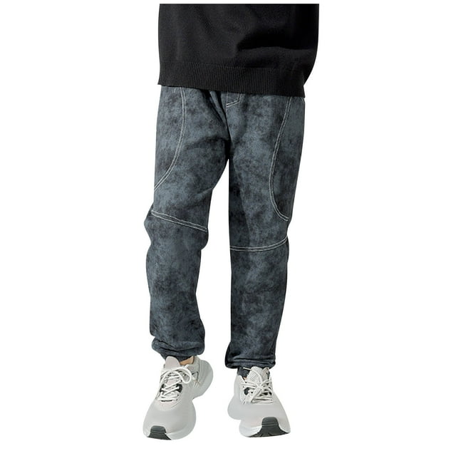 Odeerbi 6-15 Años Niños Algodón Pantalones Workout Athletic Deportes Jogger Pantalones Color Sólido Casual Joggers Con Bolsillo