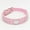 Pink, variant on DEFNES Dog Collar Adjustable Leather Collar Fashion Shiny Rhinestone Collar for Small and Medium Dogs