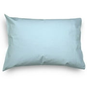 SheetWorld Twin Pillow Case, 100% Cotton Flannel 20 x 26, Aqua