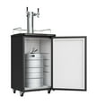 thumbnail image 4 of Edgestar Kc2000twin 20" Wide Dual Tap Kegerator For Full Size Kegs - Black, 4 of 7