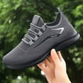 thumbnail image 5 of CORASUN Men's Running Shoes Breathable Fly-knit Sneakers, Lightweight Non-Slip Athletic Tennis Shoes for Walking, Gym, Jogging & Casual Work, 5 of 7