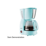 Brentwood Blue Finish 4-Cup 650W Coffee Maker
