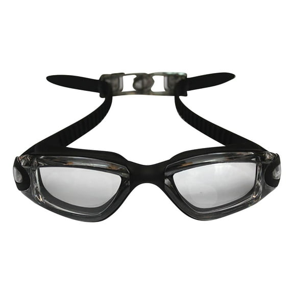 CSSAD Swim Goggles, Adult Swimming Goggles Anti Fog Anti UV No Leakage Wide View for Men Women Youth, Black