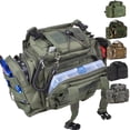thumbnail image 4 of LNGOOR Fishing Tackle Bag Pack Waist Shoulder Waterproof Box Reel Lure Gear Storage, 4 of 8
