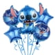 thumbnail image 4 of 5 piezas de globos de dibujos animados de Disney Lilo & Stitch, decoración para fiestas de cumpleaños, suministros de animé para niños, niñas y niños, juguetes para fiestas, regalos con globos, 4 of 5