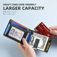 thumbnail image 4 of Asunby Slim Wallet for Men Gifts 12 Card Slots ID Window With Money Clip Minimalist RFID Front Pocket Bifold Leather Small Thin Gift Box Dad Birthday Christmas Regalos Hombres, 4 of 6