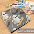 thumbnail image 4 of FORMRS 3 Ring Photo Album 4"x6" Self Adhesive Large Capacity PU Leather Cover, Cute Ghosts, 4 of 8